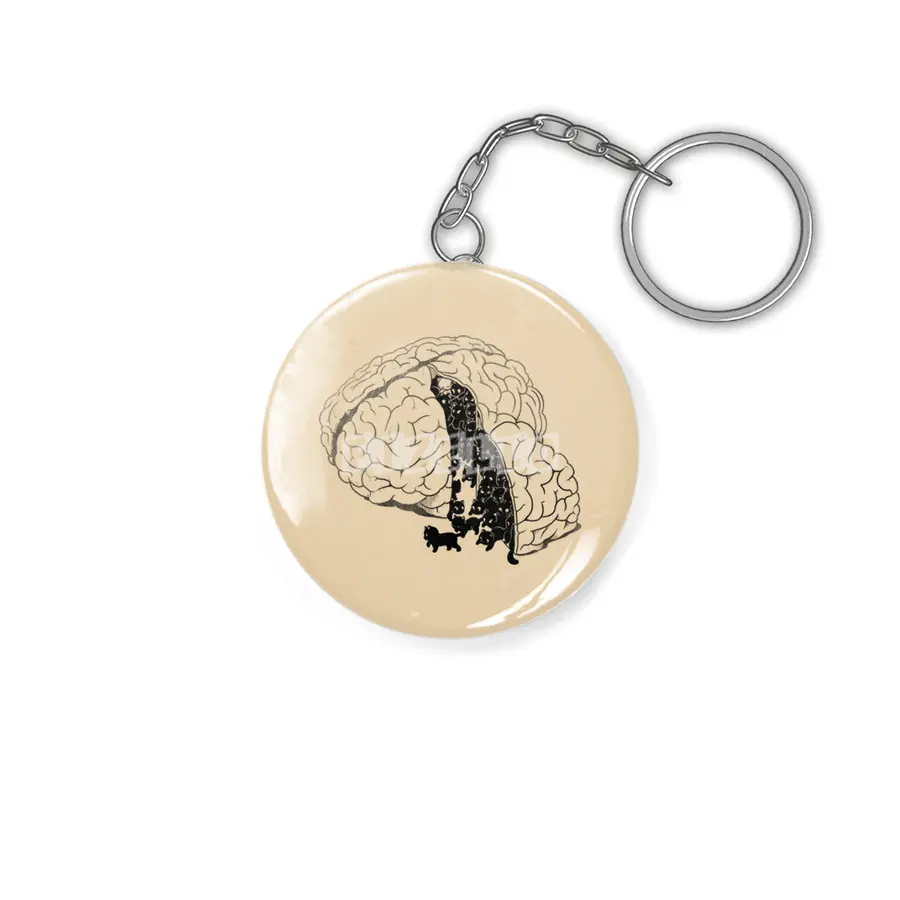 Brain Slice Cats! Anahtarlık