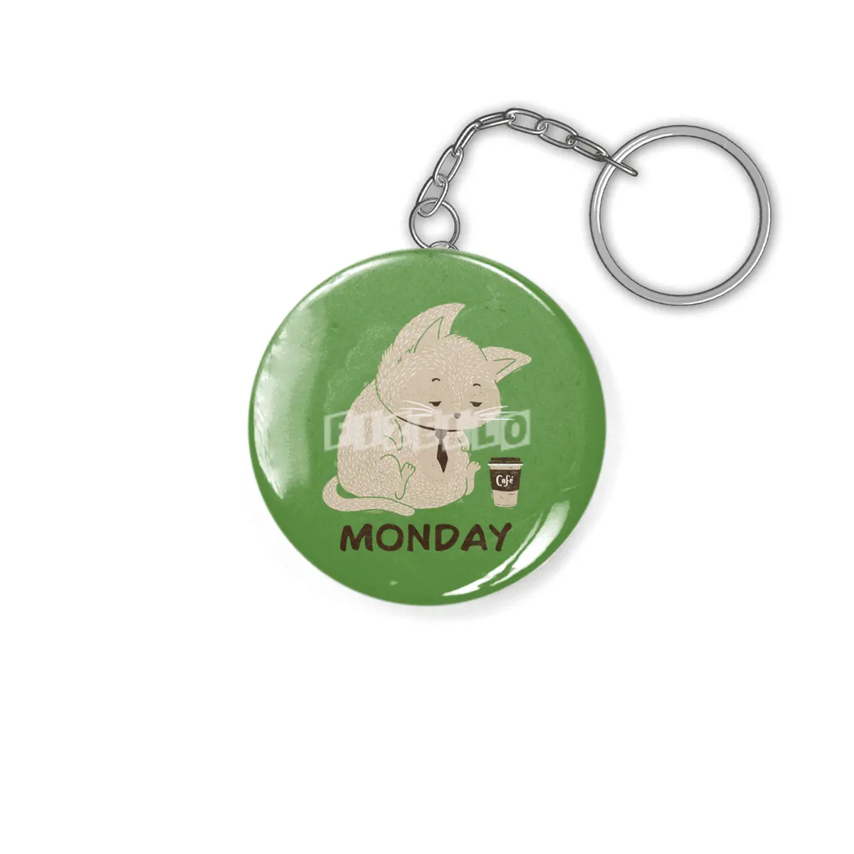 Monday Cat Anahtarlık