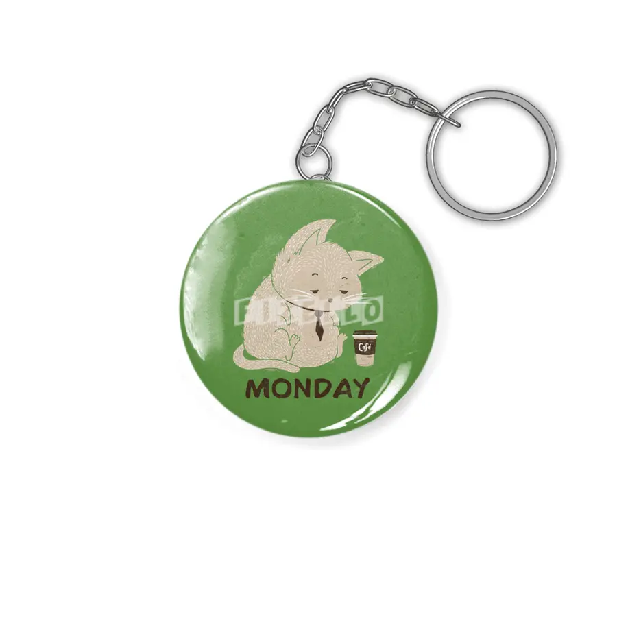 Monday Cat Anahtarlık