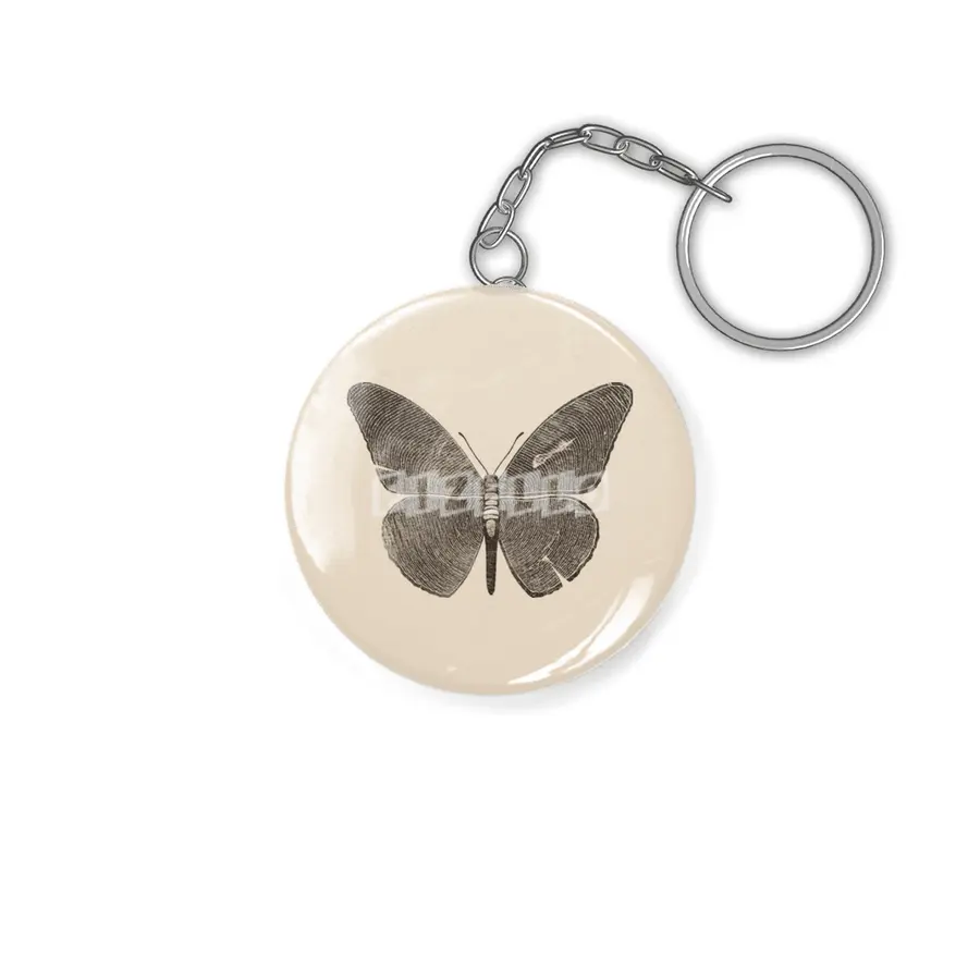 Wood Butterfly Anahtarlık