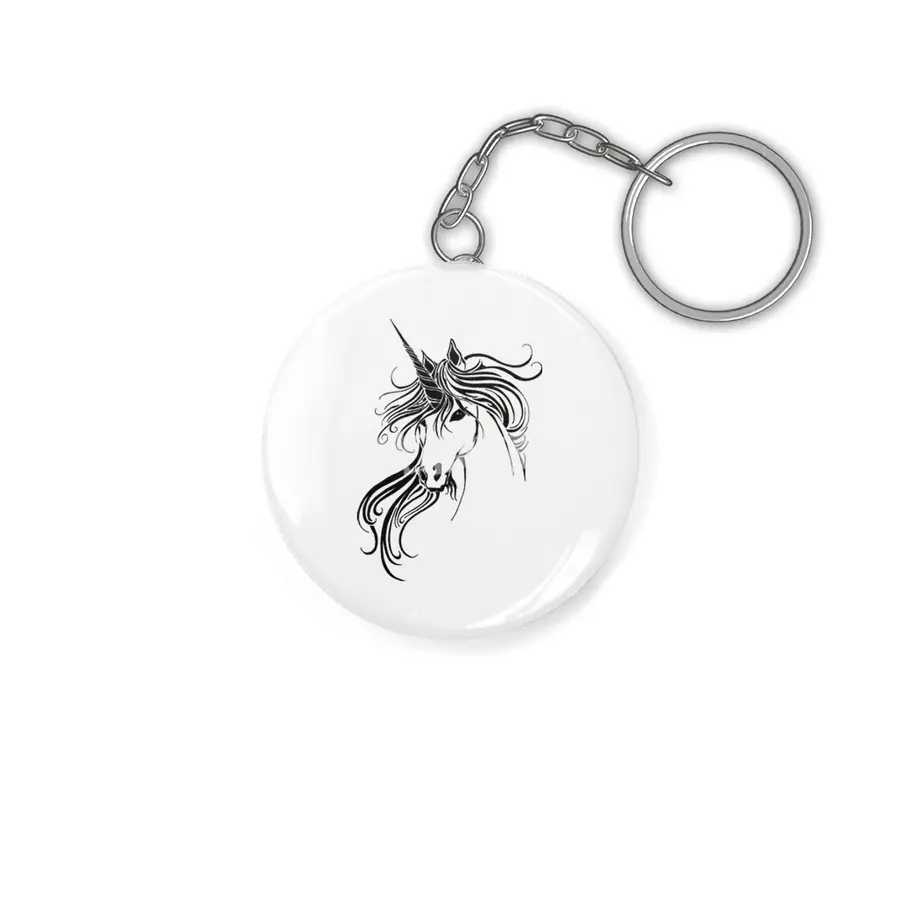 Tribal Unicorn Anahtarlık