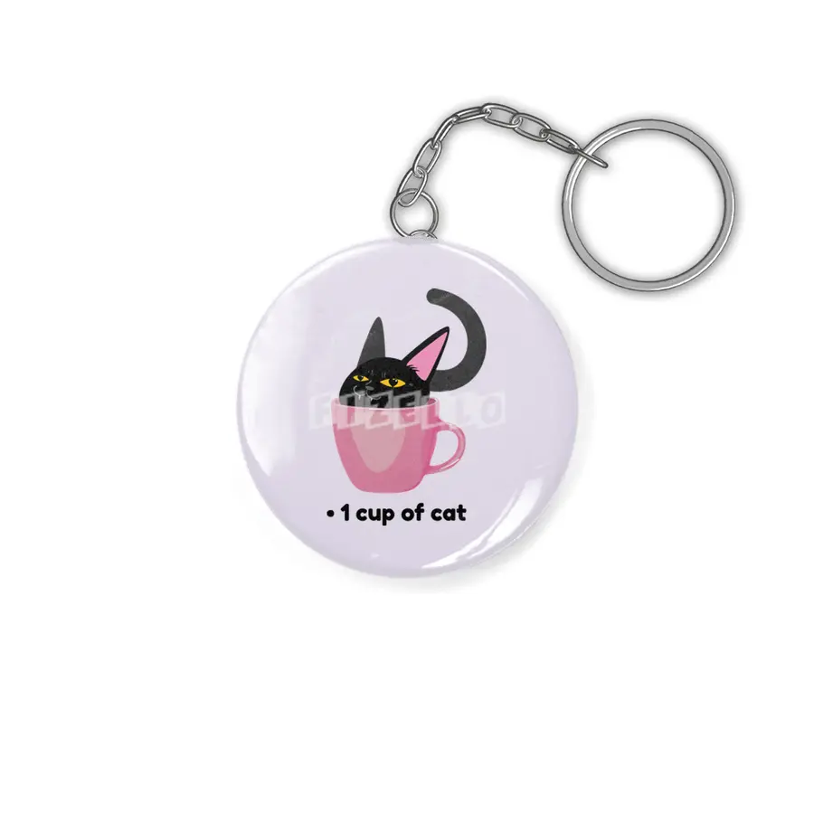 1 Cup Of Cat Anahtarlık