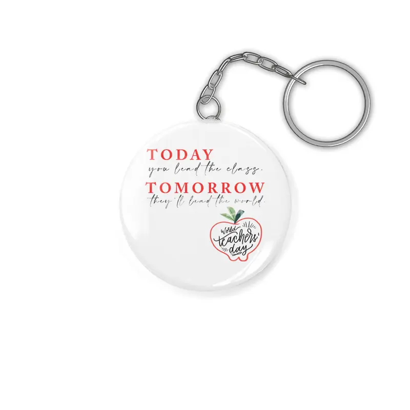 World Teacher's Day Anahtarlık