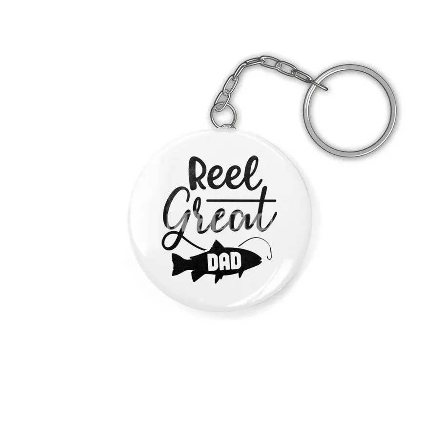 Reel Great Dad Anahtarlık