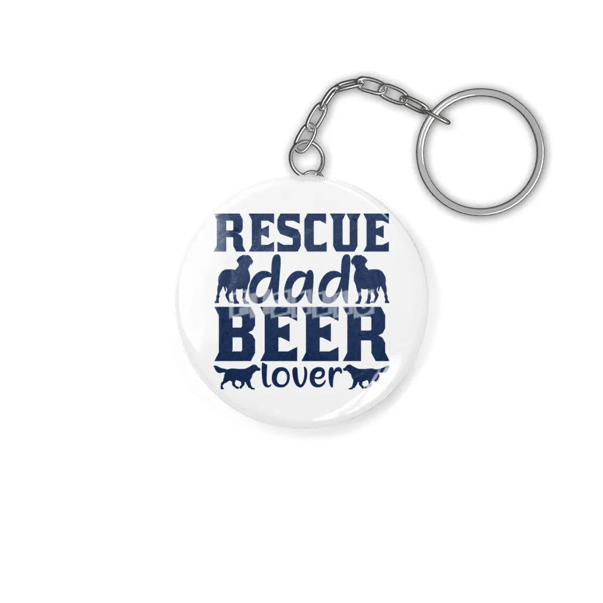 Rescue Dad Beer Lover Anahtarlık