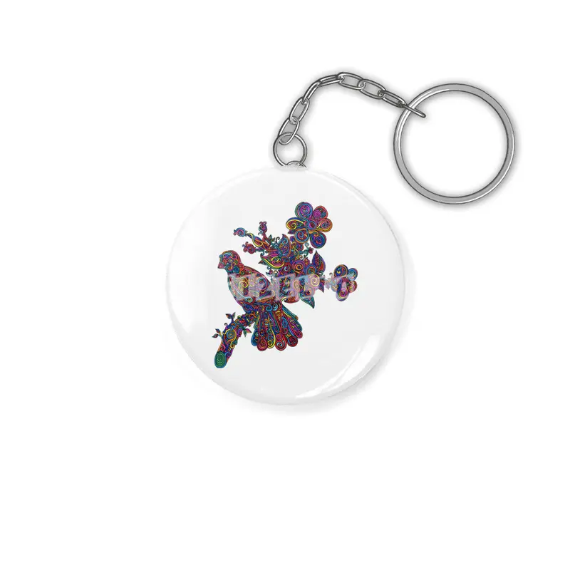 Rainbow Bird Anahtarlık
