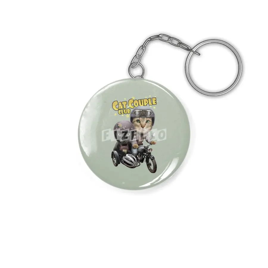 CAT COUPLE CLUB Anahtarlık