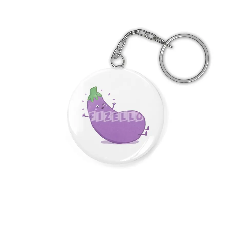 Eggplant Anahtarlık