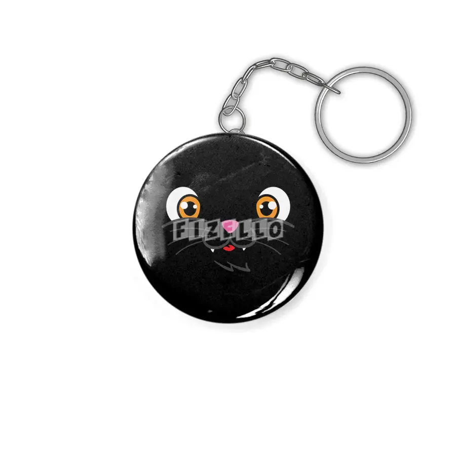 Cat Nose Mask Cute Black Cat Animal Pet Face Mask Anahtarlık