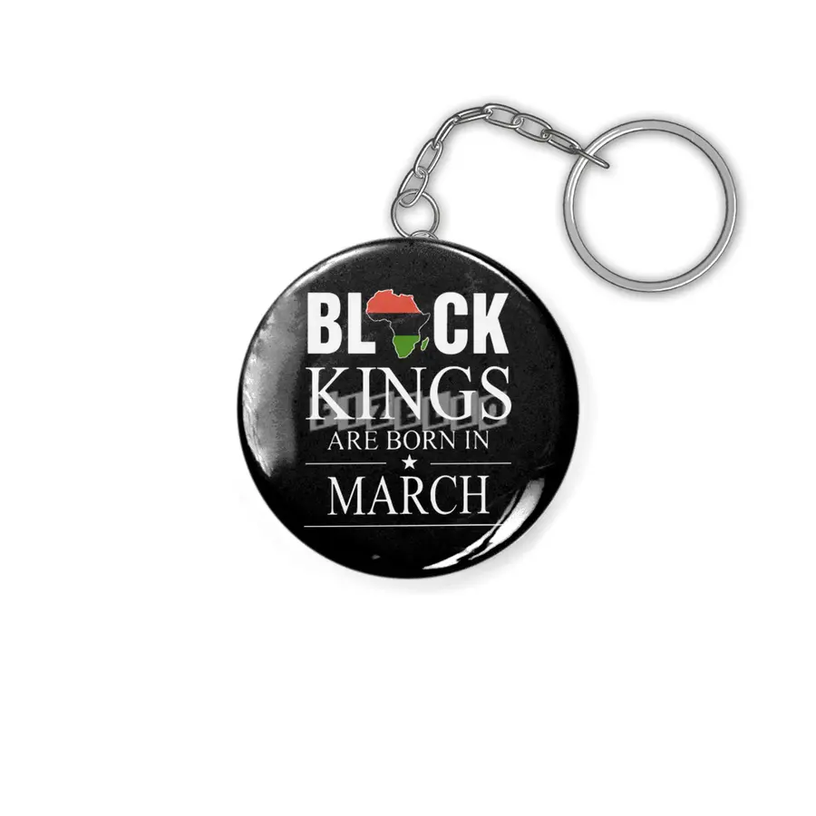 black kings are born in march Anahtarlık