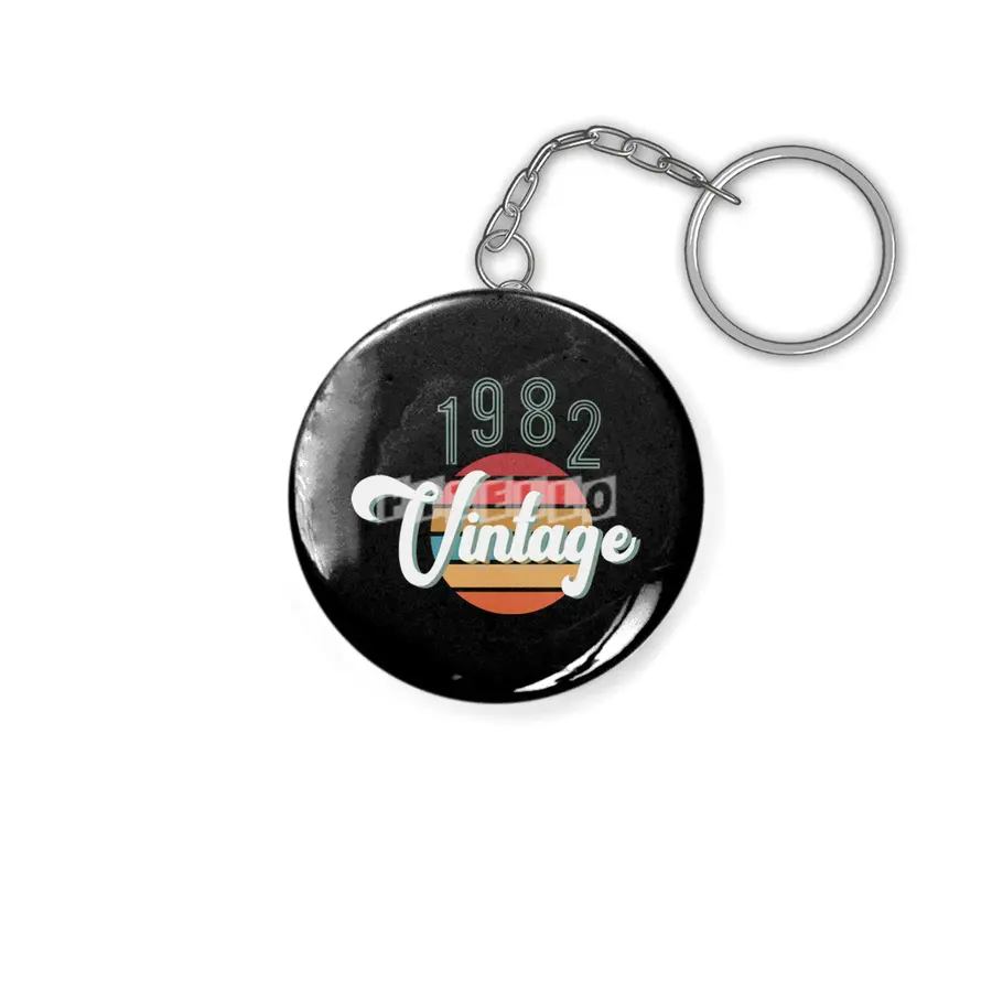 Retro Vintage Summer 1982 Anahtarlık