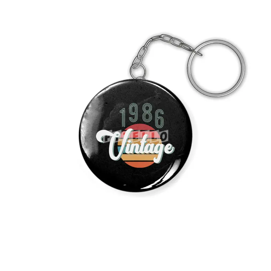 Retro Vintage Summer 1986 Anahtarlık