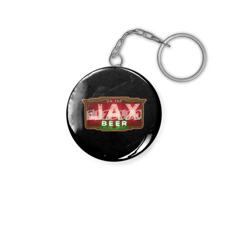 Jax Beer on Tap Vintage Neon Sign Jackson Brewery New Orleans Brewerania Anahtarlık