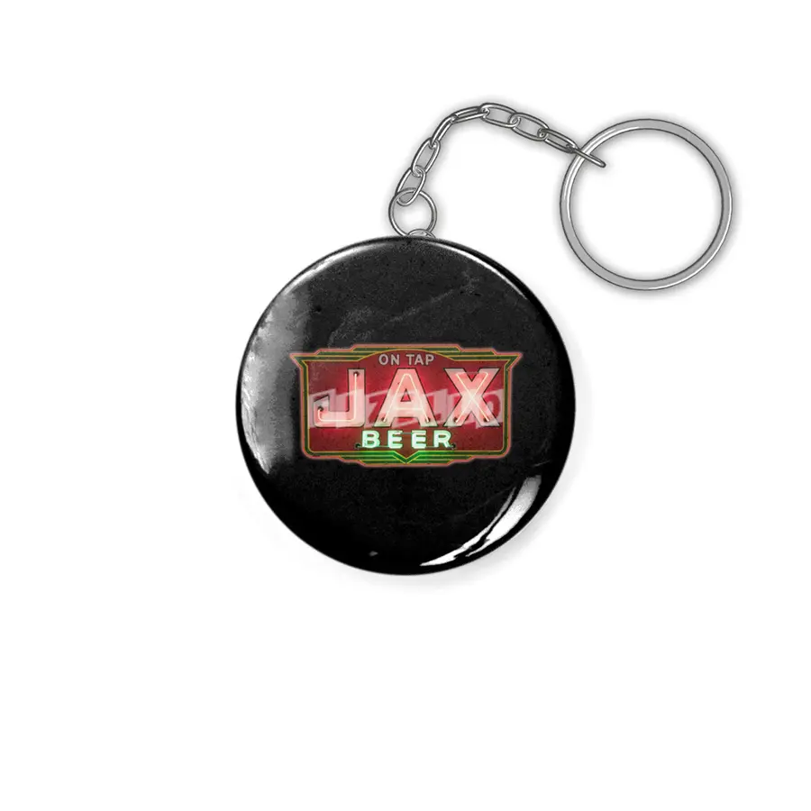 Jax Beer on Tap Vintage Neon Sign Jackson Brewery New Orleans Brewerania Anahtarlık