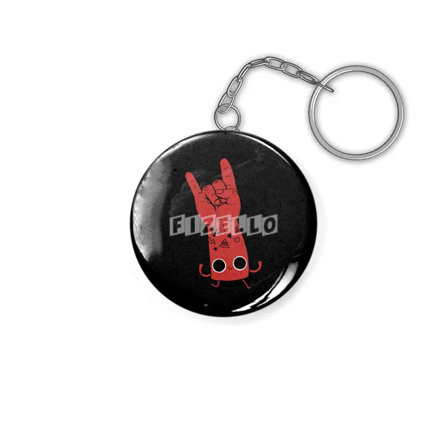 Kawaii Love Death Metal Anahtarlık