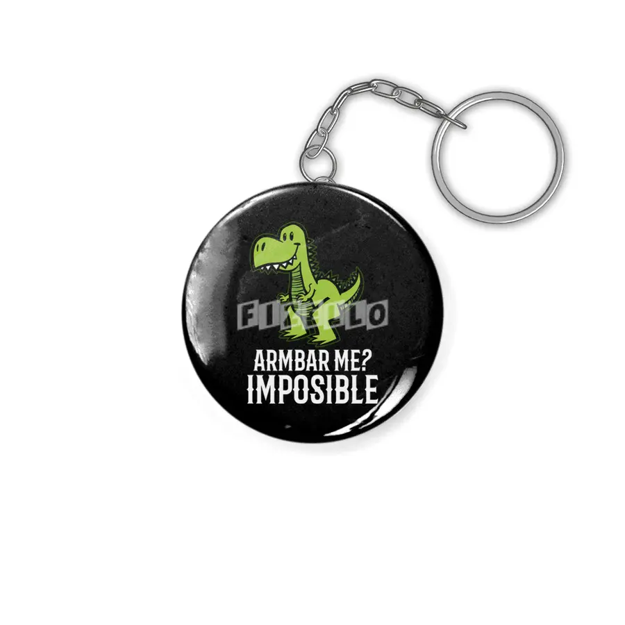 Brazilian Jiu jitsu BJJ Armbar Me Impossible T Rex Anahtarlık