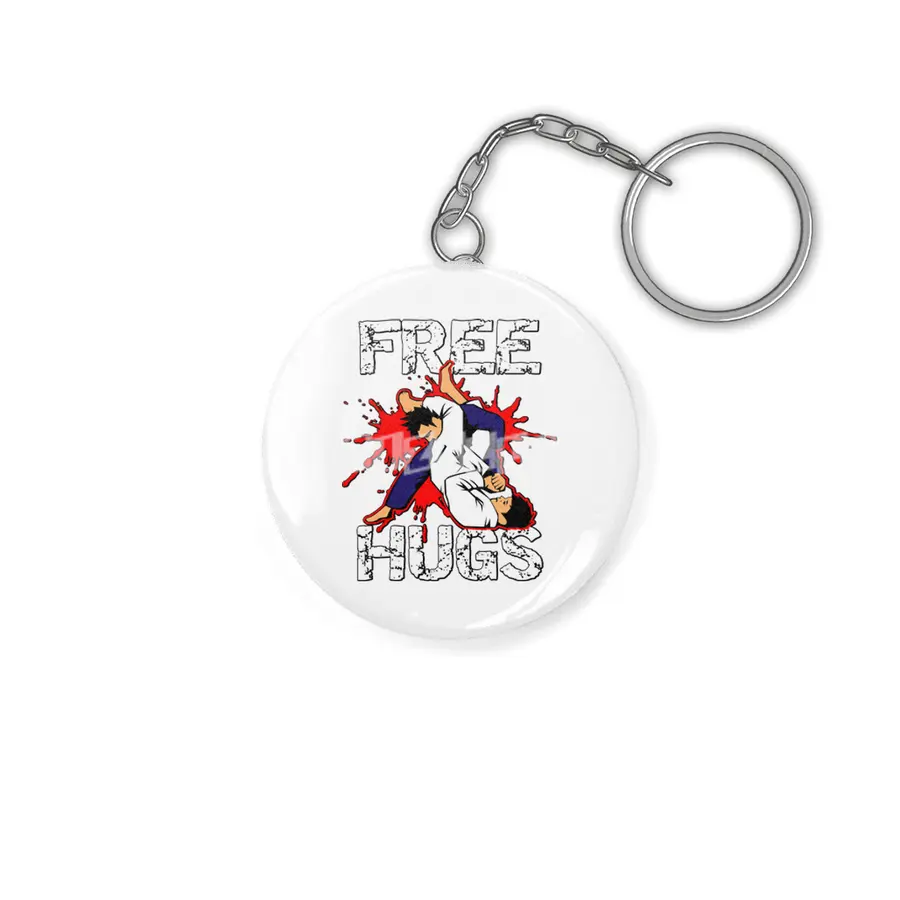 Free Hugs Martial Arts Jiu Jitsu Kung Fu Anahtarlık