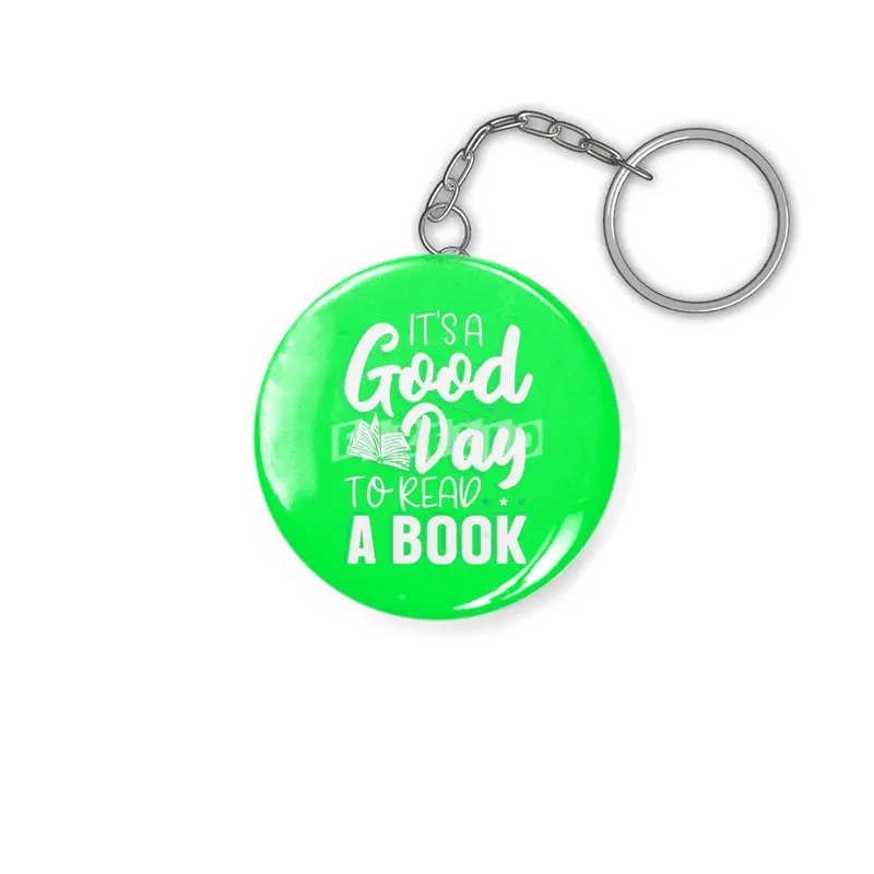 Mens Its A Good Day To Read A Book Reading Anahtarlık