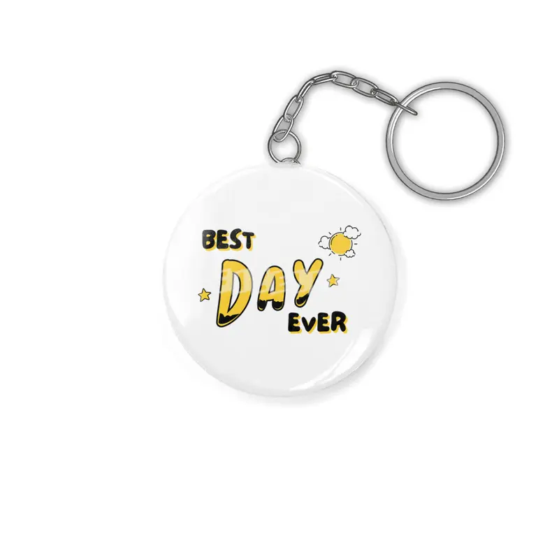 Retro Best Day Ever - It's A Good Day To Have A Good Day Anahtarlık