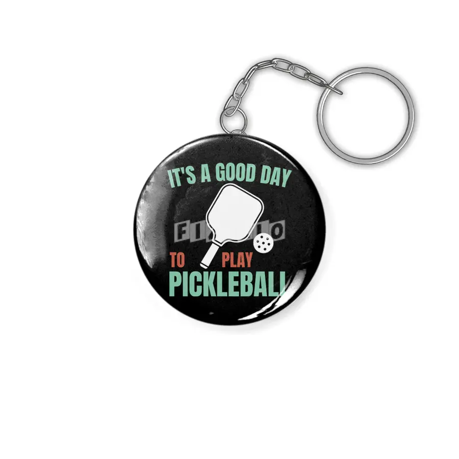 It's a good day to play pickleball Anahtarlık