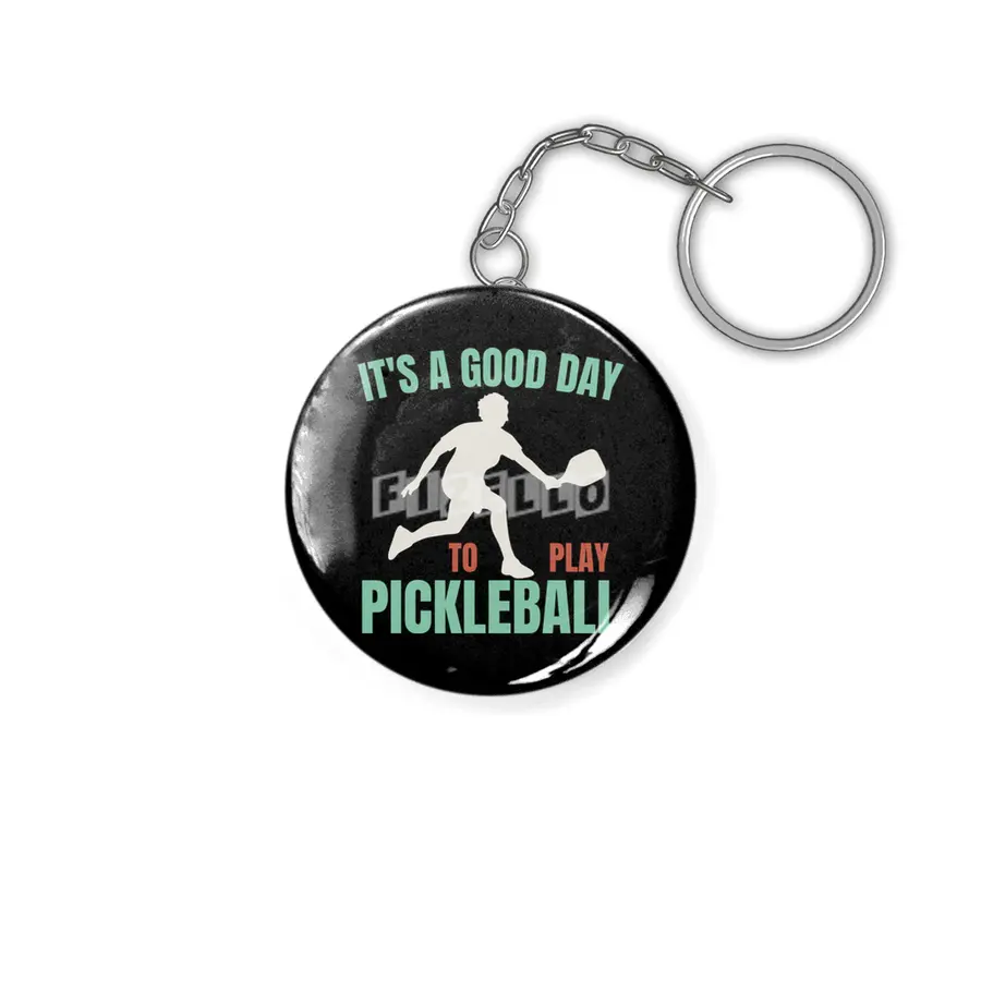 It's a good day to play pickleball Anahtarlık