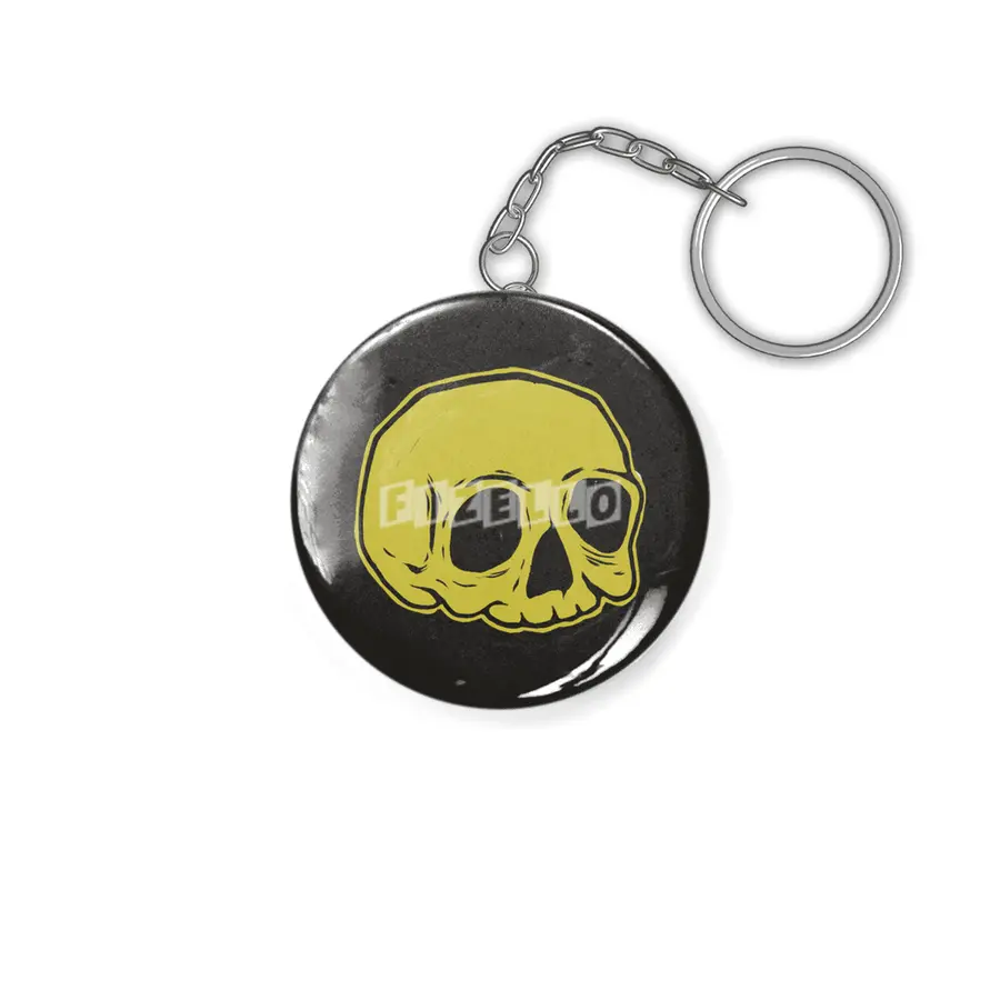 Classic Skull (YELLOW) Anahtarlık