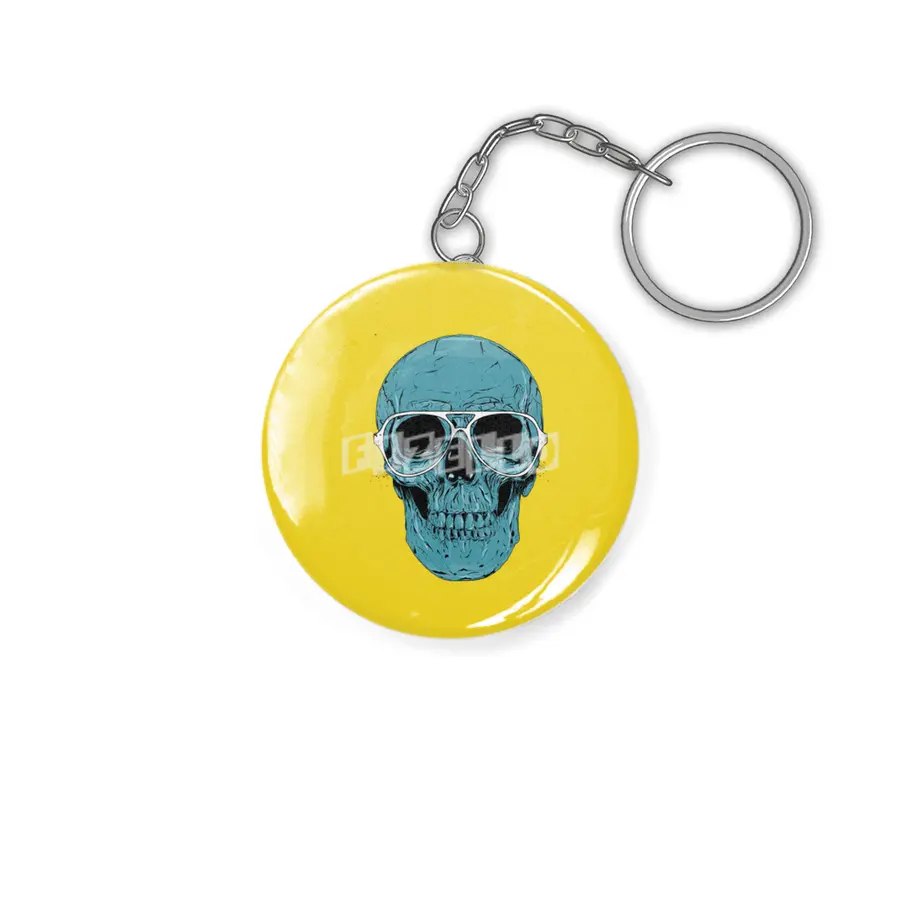 Blue skull Anahtarlık