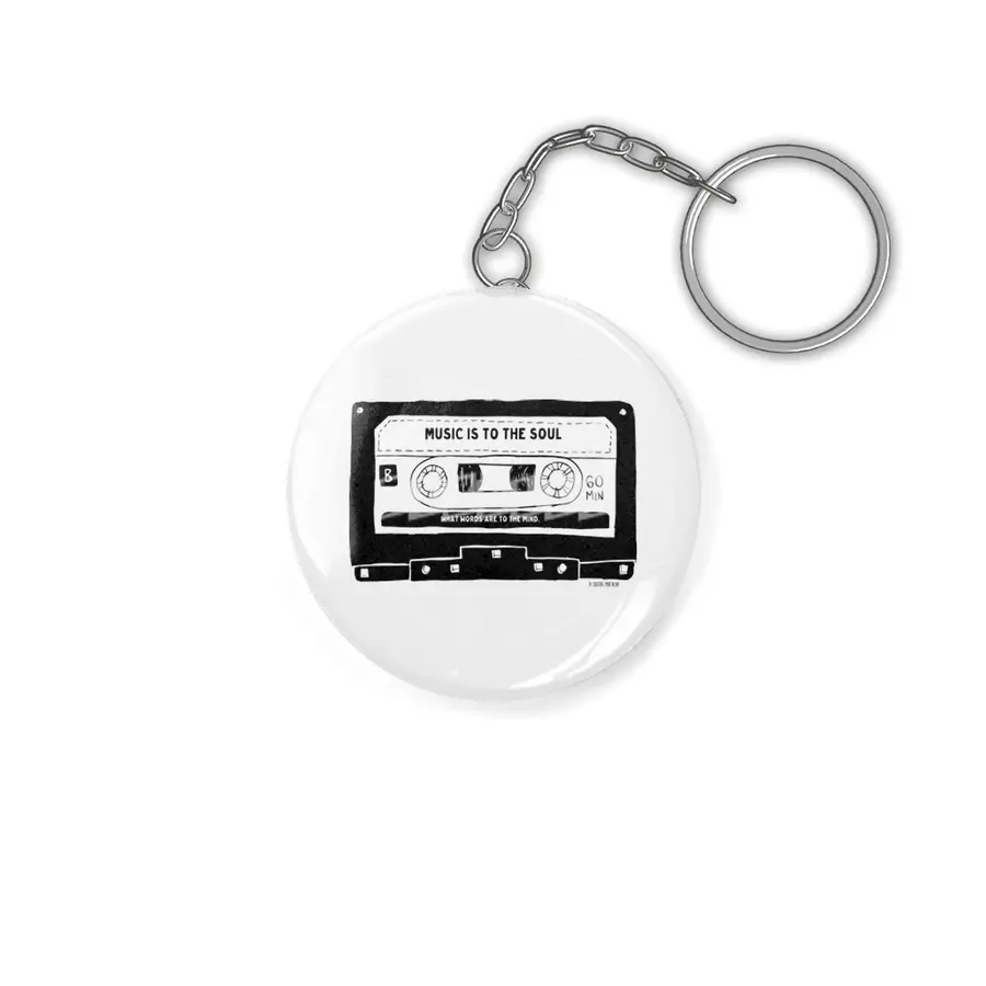 Cassette - Music is to the Soul What words are to the Mind Anahtarlık