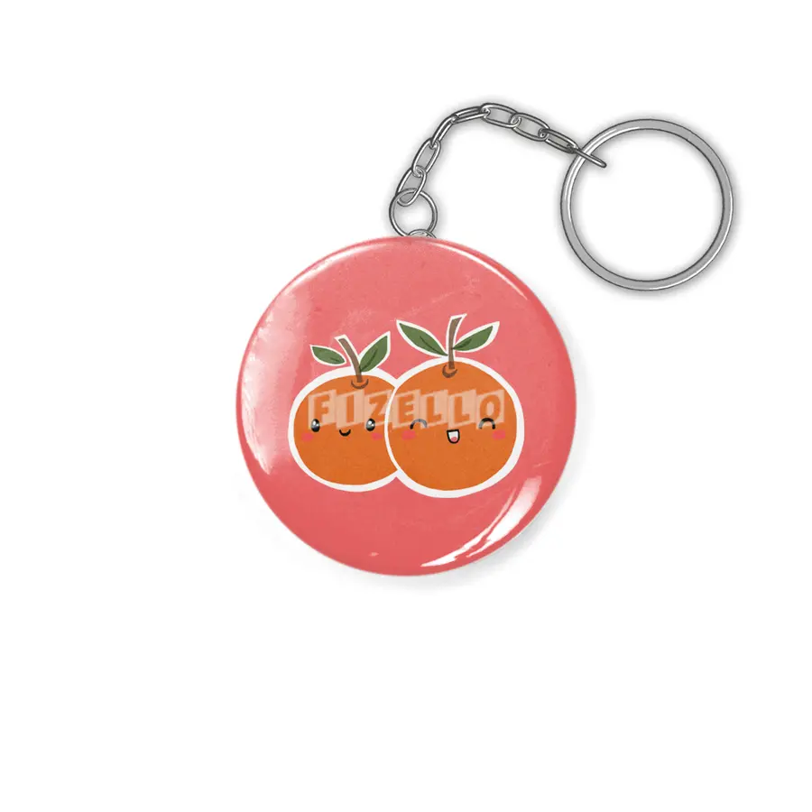 Happy Chinese new year mandarin oranges! Anahtarlık