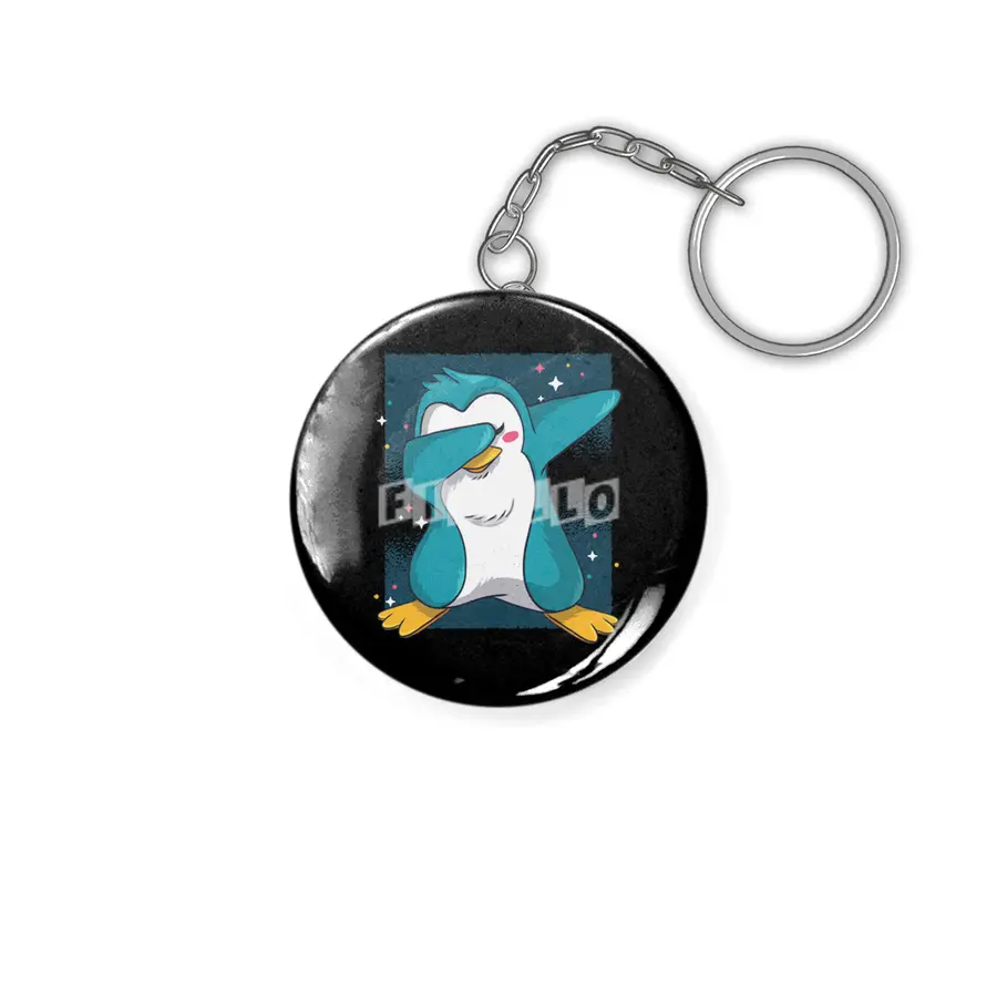 Dabbing Penguin Dab Penguin Anahtarlık
