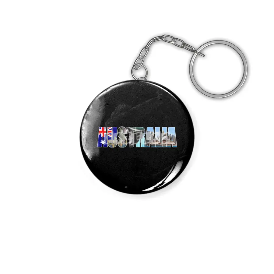 Australia Souvenir Vacation Koala Travel T Shirt Anahtarlık