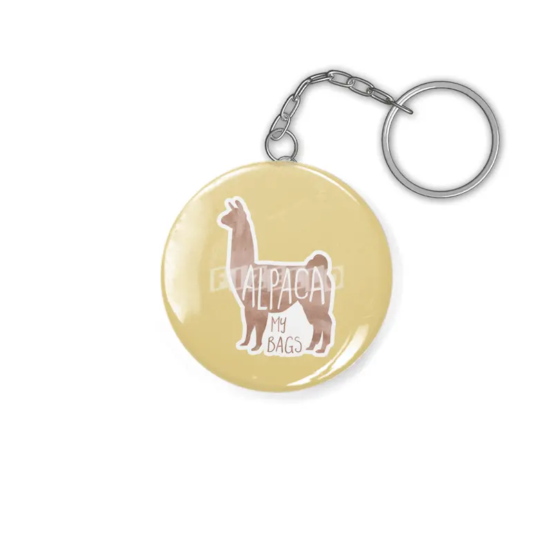 Alpaca my bags! Funny vacation merch Anahtarlık