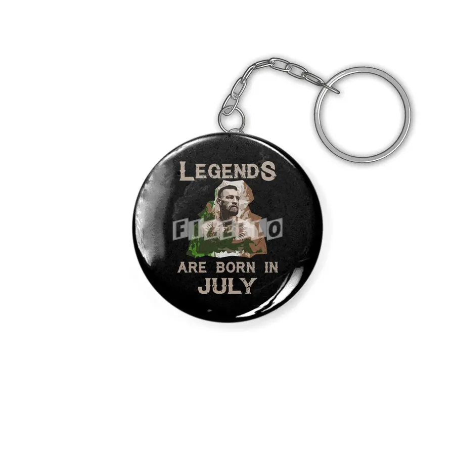 Legends Born in July Anahtarlık