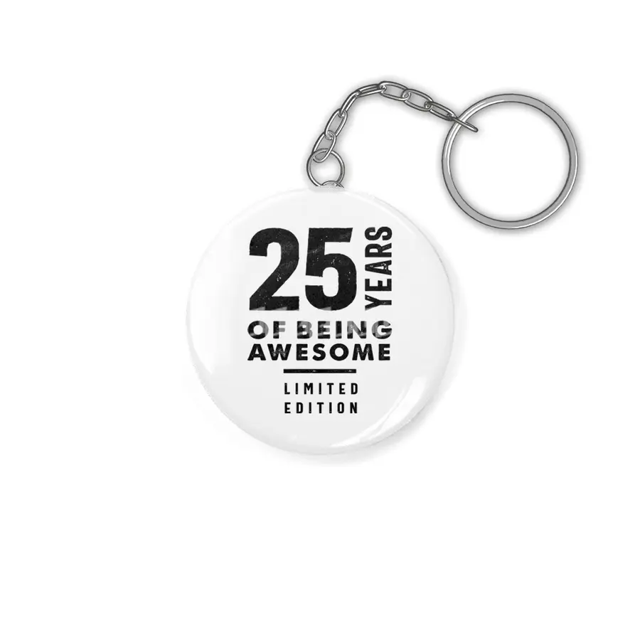 25 Year Old Gift | 25th Birthday Gift Ideas - Mens and Womens Anahtarlık