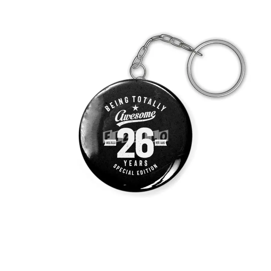 26 Year Old Gift | 26th Birthday Gift Ideas - Mens and Womens Anahtarlık