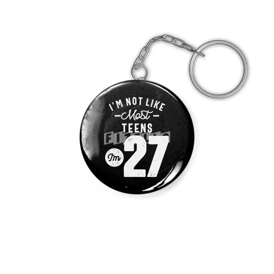 27 Year Old Gift | 27th Birthday Gift Ideas - Mens and Womens Anahtarlık