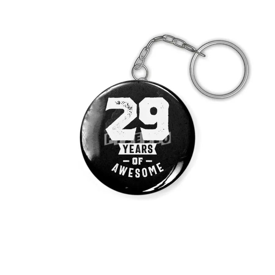 29 Year Old Gift | 29th Birthday Gift Ideas - Mens and Womens Anahtarlık