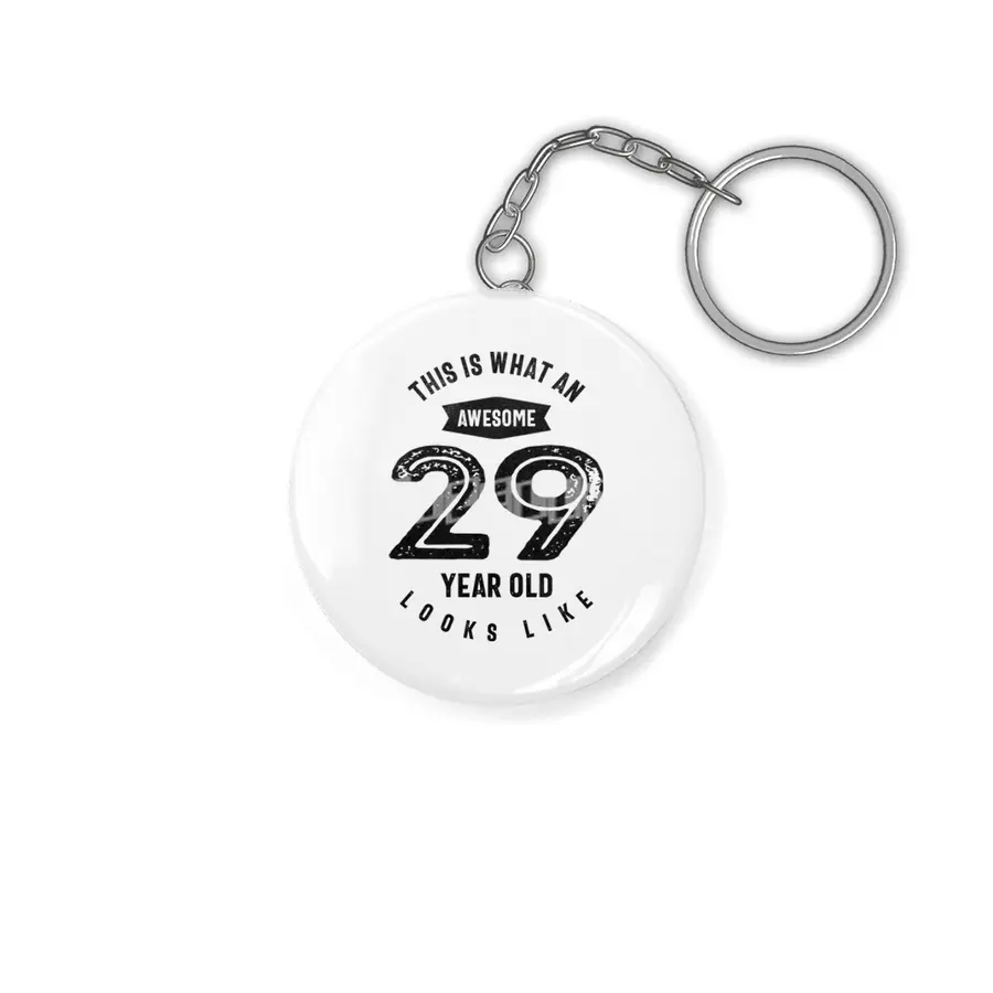29 Year Old Gift | 29th Birthday Gift Ideas - Mens and Womens Anahtarlık