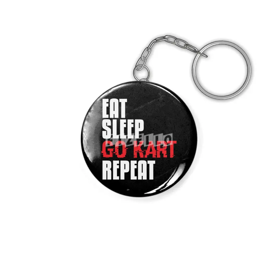 Go Kart Gift Eat Sleep Go Kart Repeat Fun Kart Racing Anahtarlık