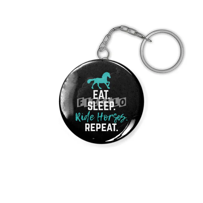 Horse gift Eat Sleep Ride Horses Repeat Horseback Riding Anahtarlık
