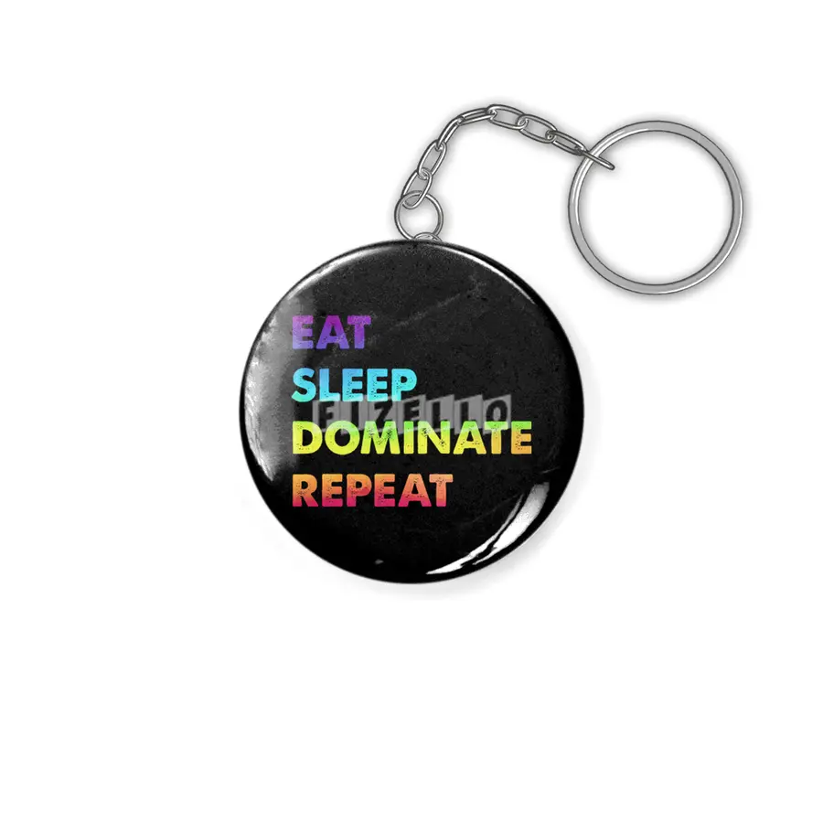 LGBT eat sleep dominate repeat Anahtarlık