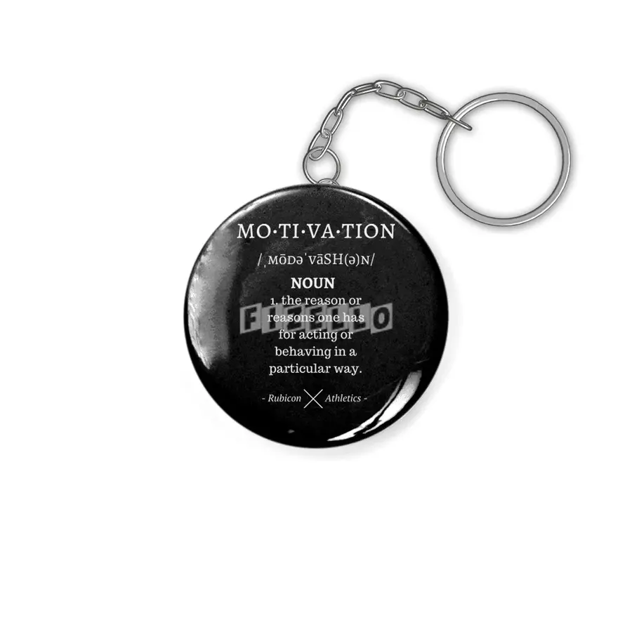 Stay Steady Eddie in this Motivation Tee Anahtarlık