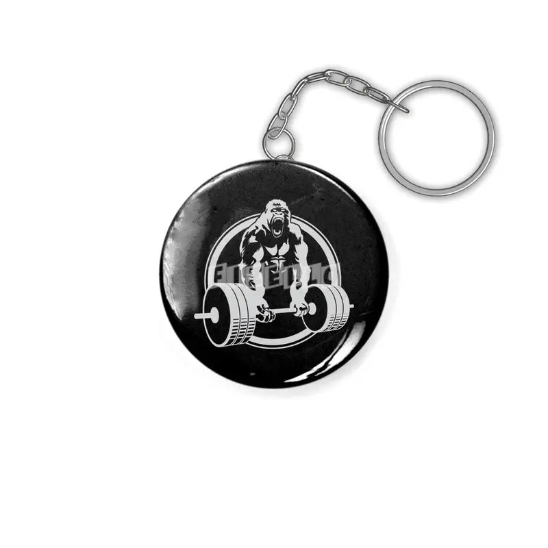 Gorilla Lifting Fitness Gym Tee Anahtarlık