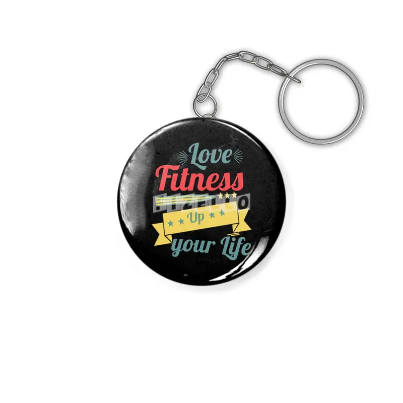 Love Fitness Up your Life Gift T-shirt Anahtarlık
