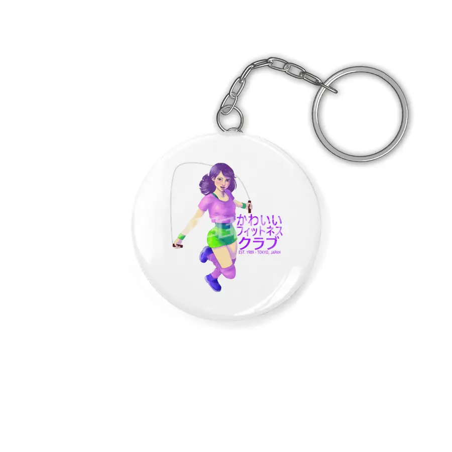 Kawaii Fitness Club Anahtarlık