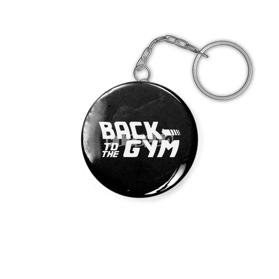 New Men_s Back To The Gym Black MMA Fitness muscle workout Tee workout gym Anahtarlık