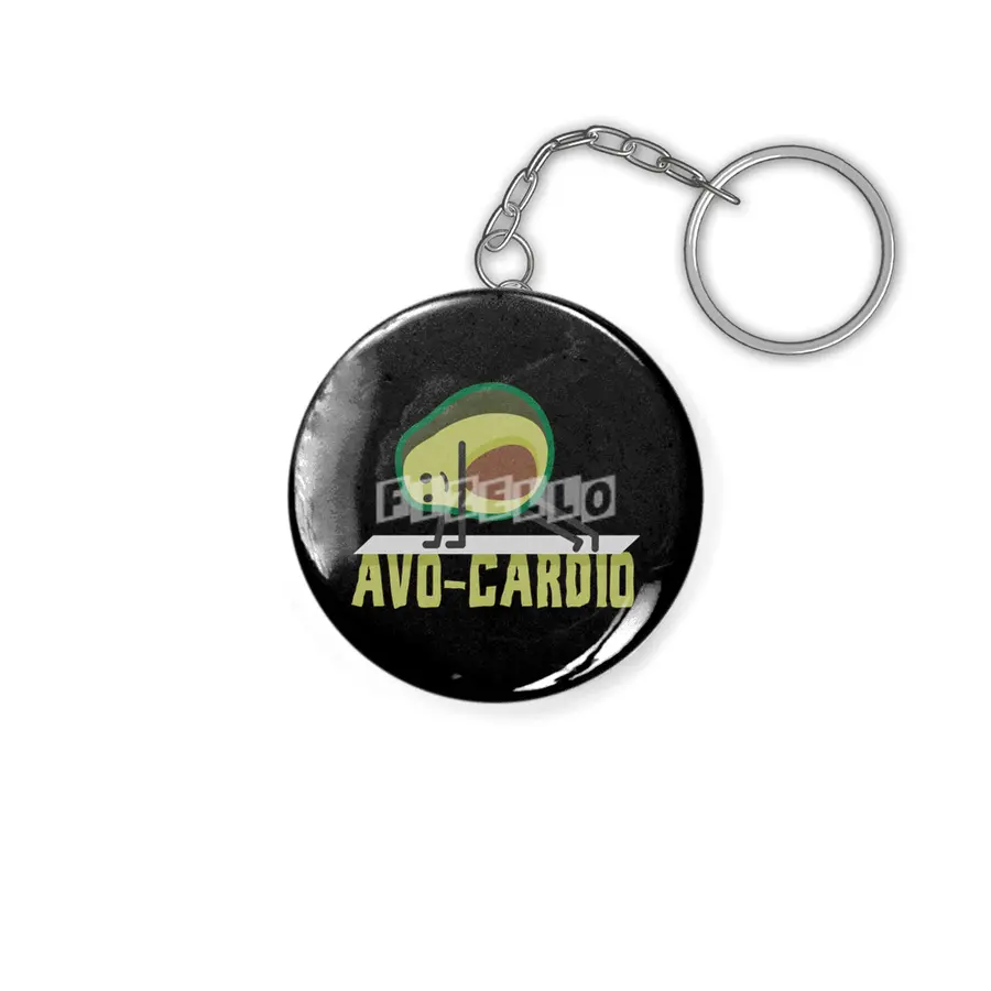 Avo-Cardio Avocado Fitness Workout Gym Anahtarlık