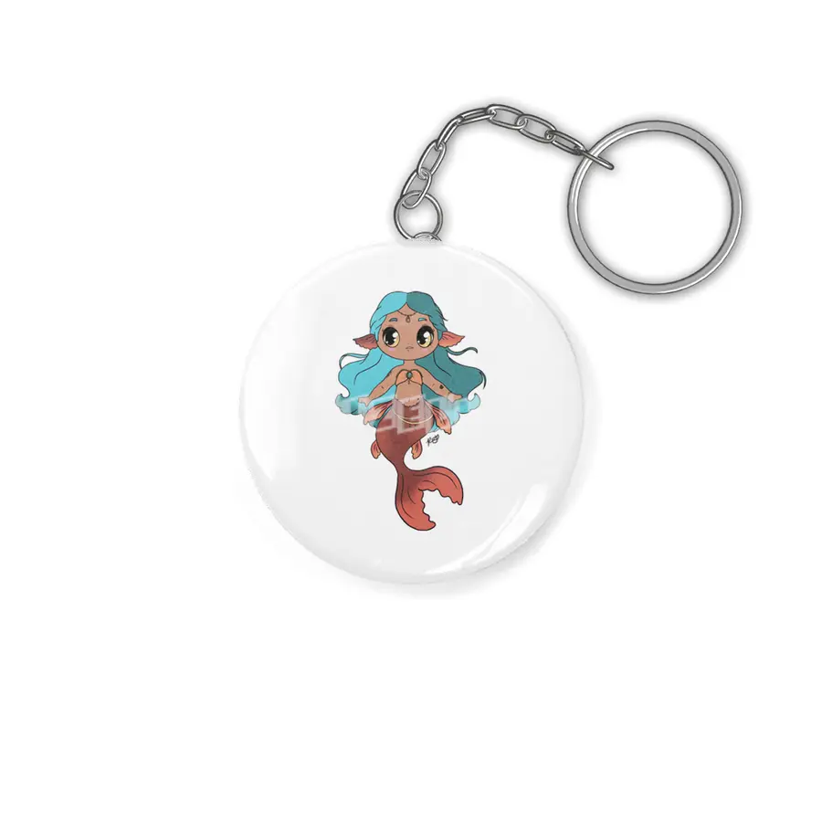 Kawaii Koi Mermaid Anahtarlık