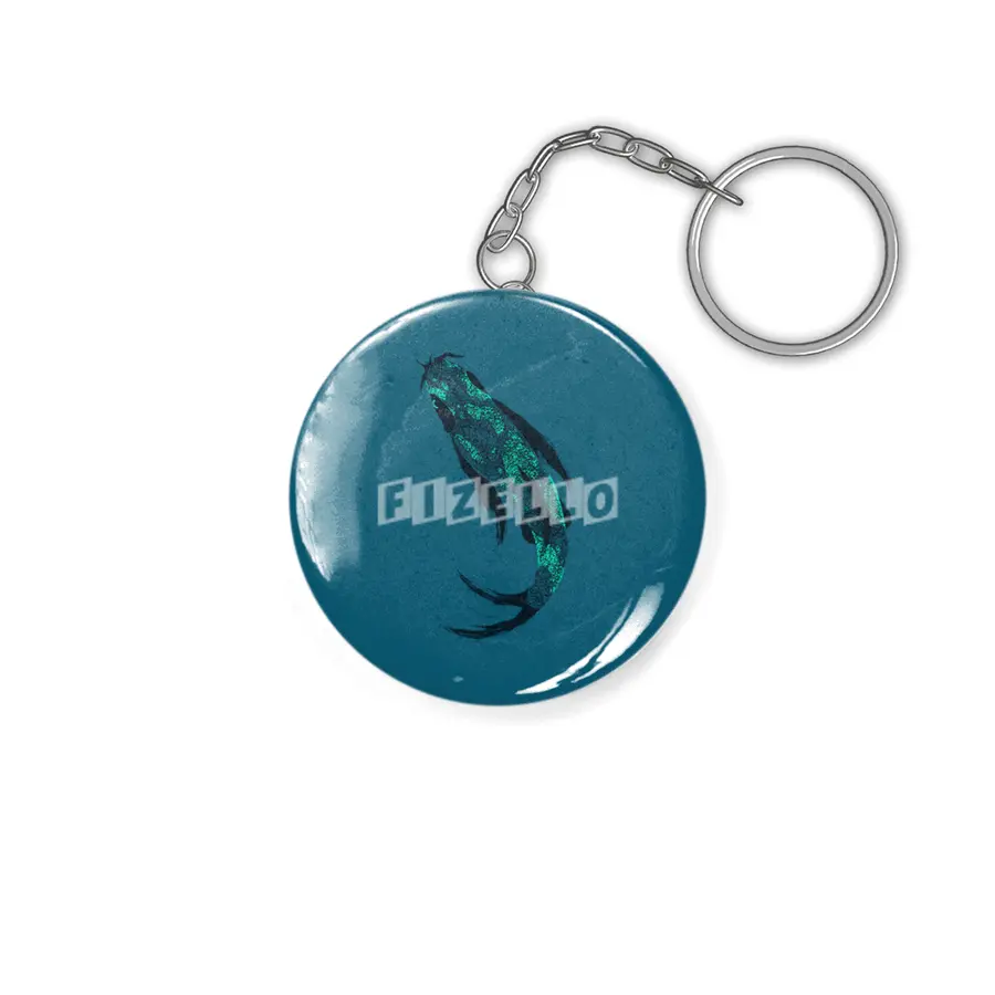 Don't Be Koi - Teal Anahtarlık