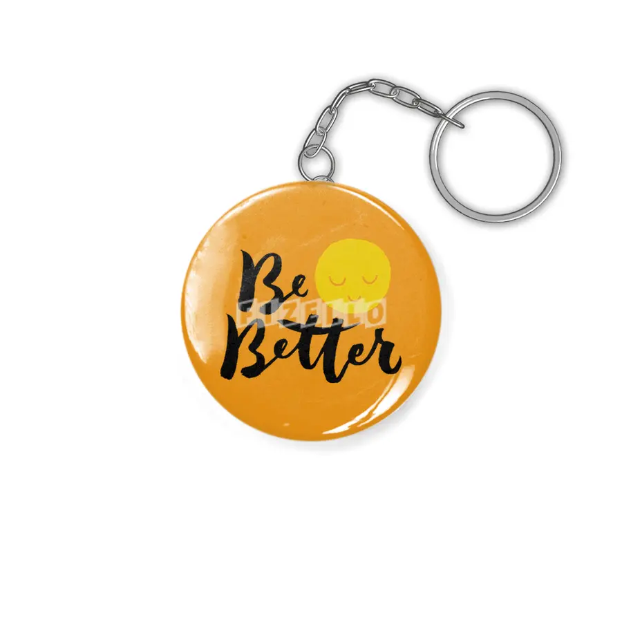 Be Better - Brush lettering design Anahtarlık